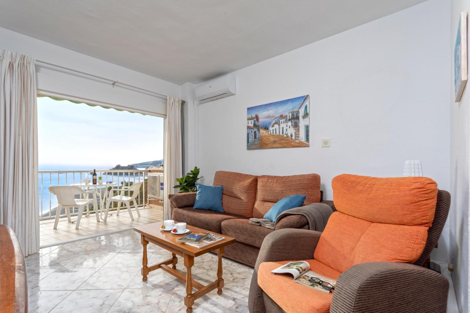 1003 - Seafront Apartment On El Paseo - Air Conditionning - Wi-Fi - Smart Tv Almunecar Exterior photo